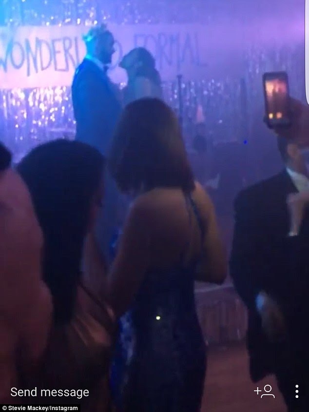Jennifer Lopez And Drake At Her Dad's Prom Themed Birthday Party Dancing And Kissing