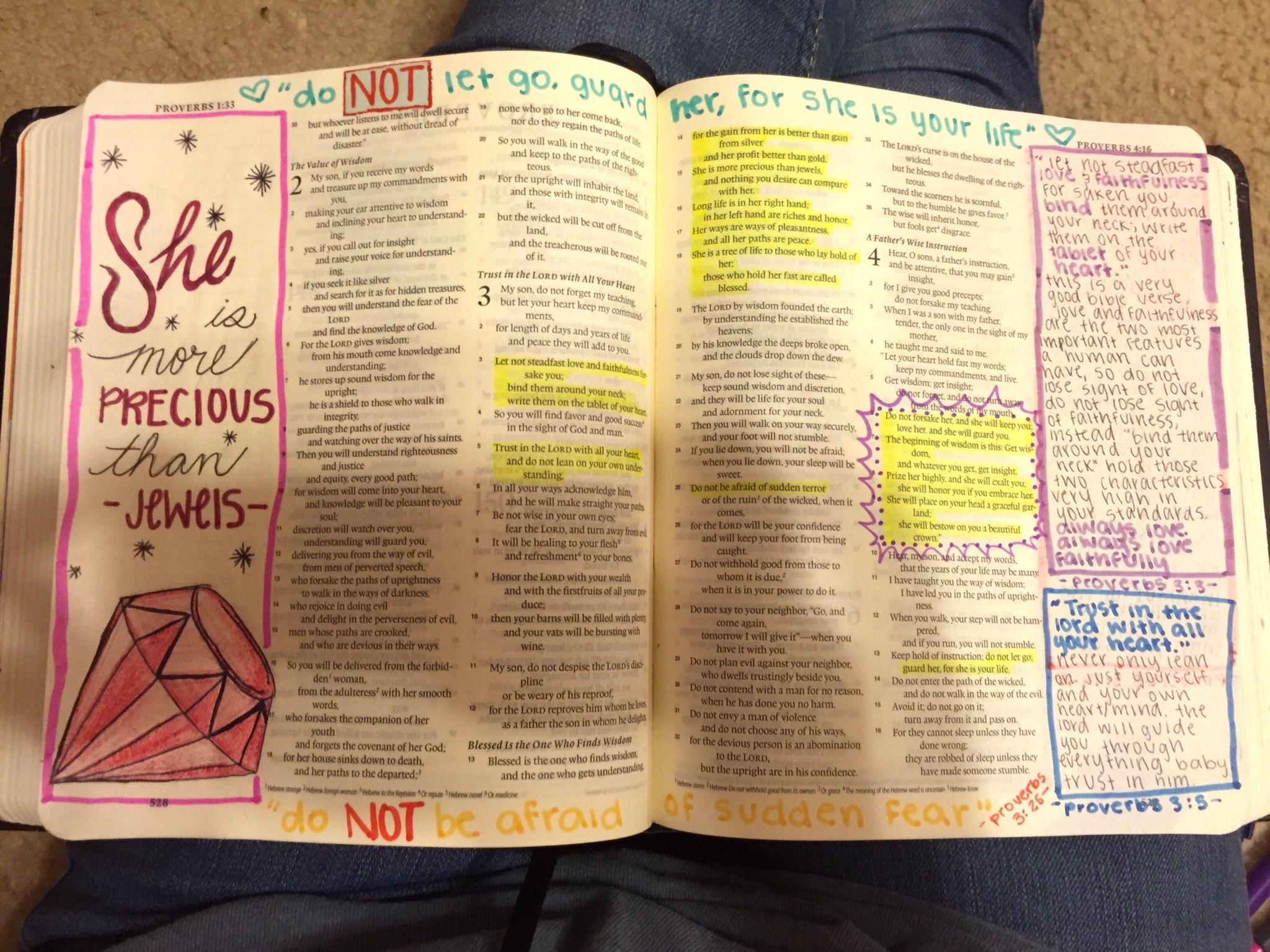 Woman Spends 3 Months Decorating Bible For Boyfriend