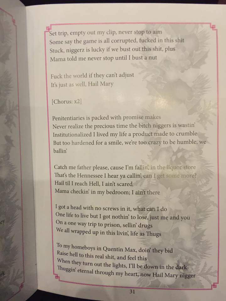 Sri Lankan Church Accidentally Prints 2Pac Lyrics In The Hymn Book