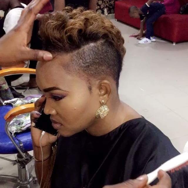 Mercy Aigbe Rocking Anita Baker Haircut