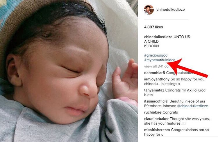 Chinedu Ikedieze Debunks New Child Stor And Says Baby Is His Niece