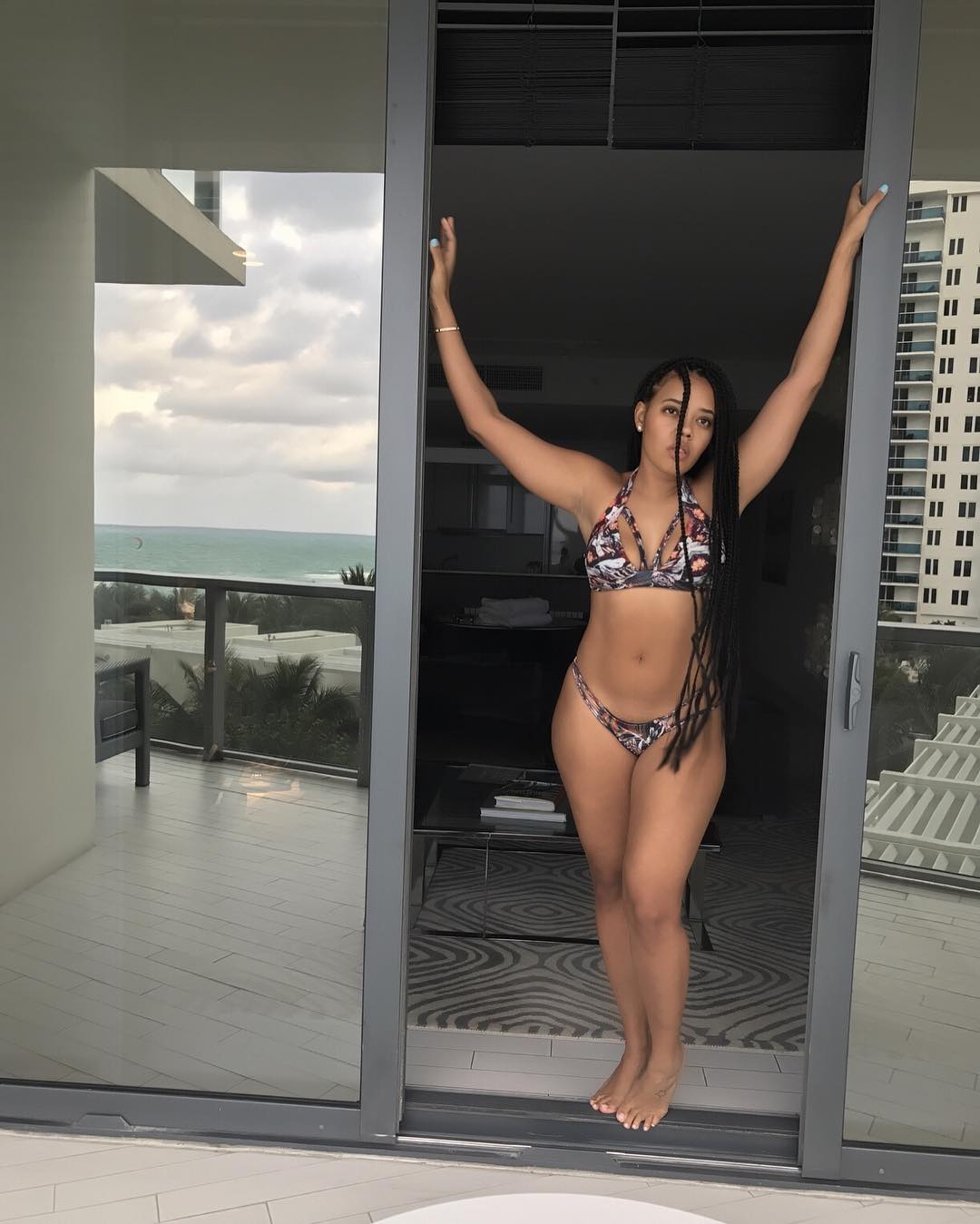 Angela Simmons Slays In First Swimsuit Since Giving Birth To Baby Boy