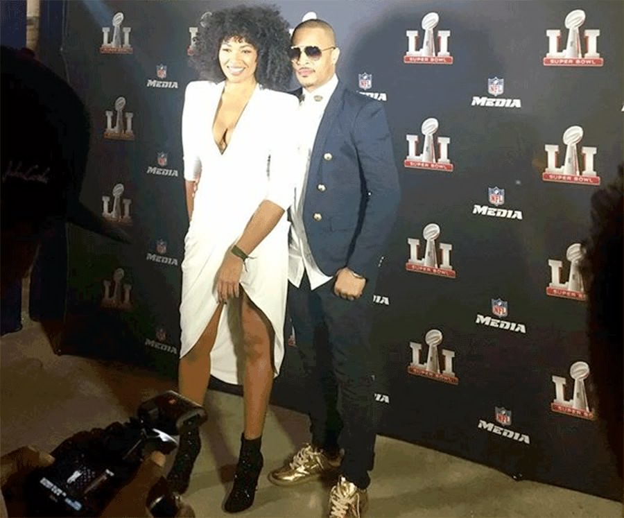  Check Out Rapper TI's Girlfriend He Hit The Red Carpet With At the Superbowl