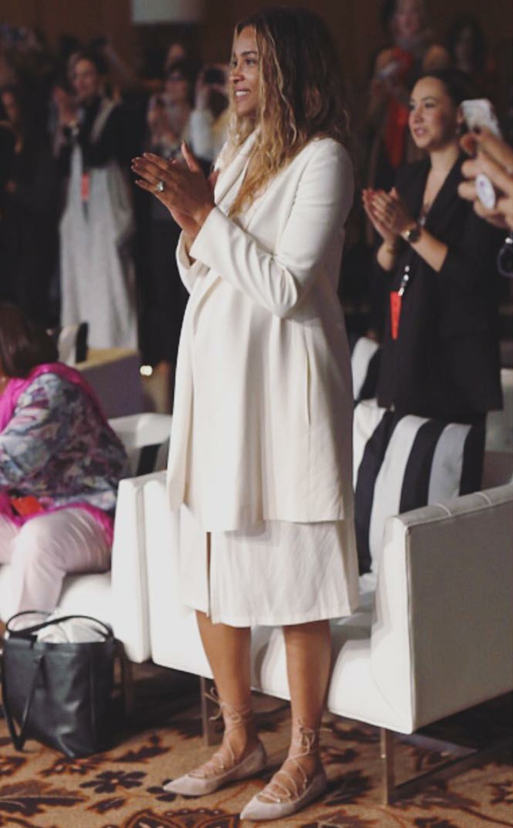 Makeup-Free Ciara Flaunt Her Baby Bump During Event With Husband Russell Wilson