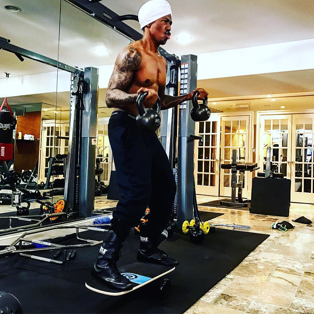 Nick Cannon Work Out Photo 
