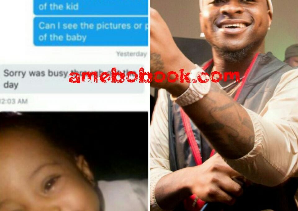 “This one na real yahoo girl no laptop” – Davido Says Denying Claims Of Having A 3-Year-Old Child