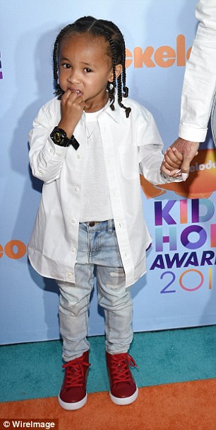 Blac Chyna And Look-Alike Son King Cairo Rocked Matching Outfits At Kids’ Choice Awards