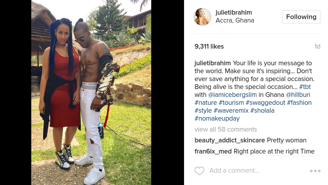 Juliet Ibrahim Is Dating Nigerian Rapper Iceberg Slim