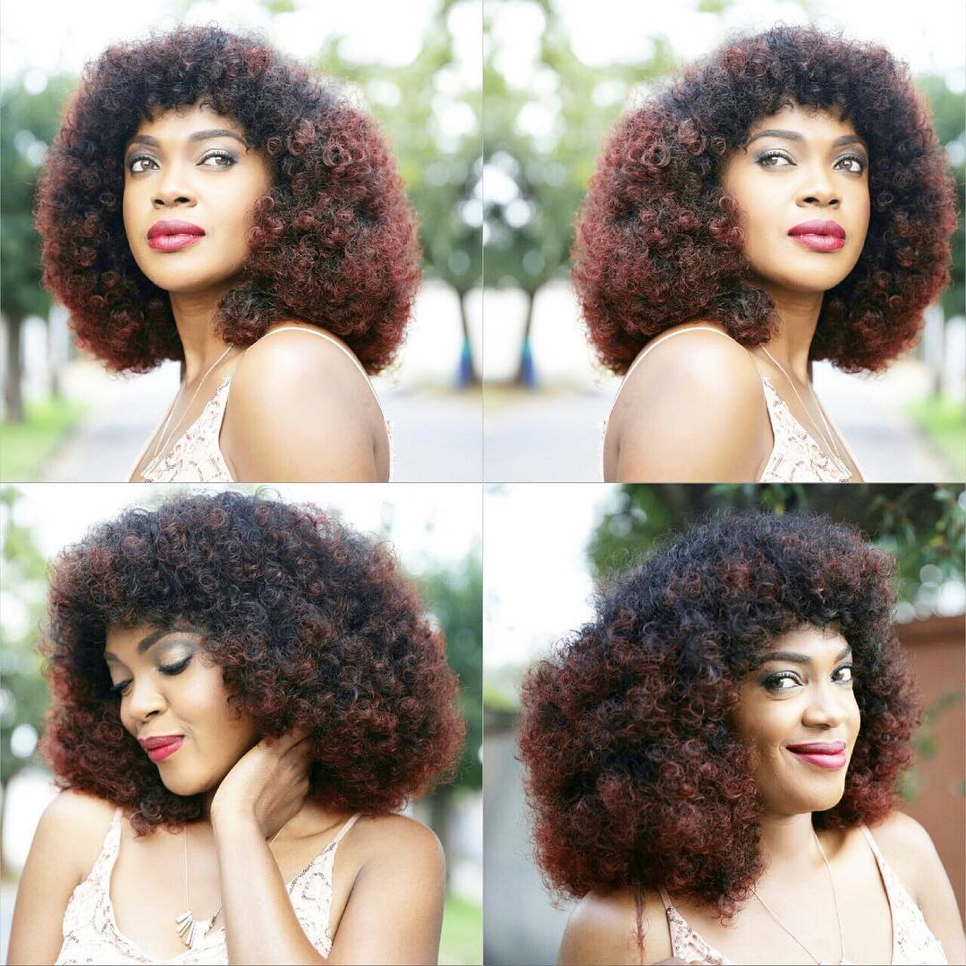See How Unrecognizable Nollywood Actress Omoni Oboli Is In A Wig