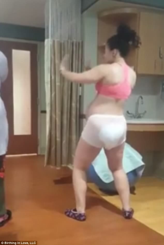 Mom-to-be Amber Bush Danced Through Labor Pains In A Pregnancy Diaper 