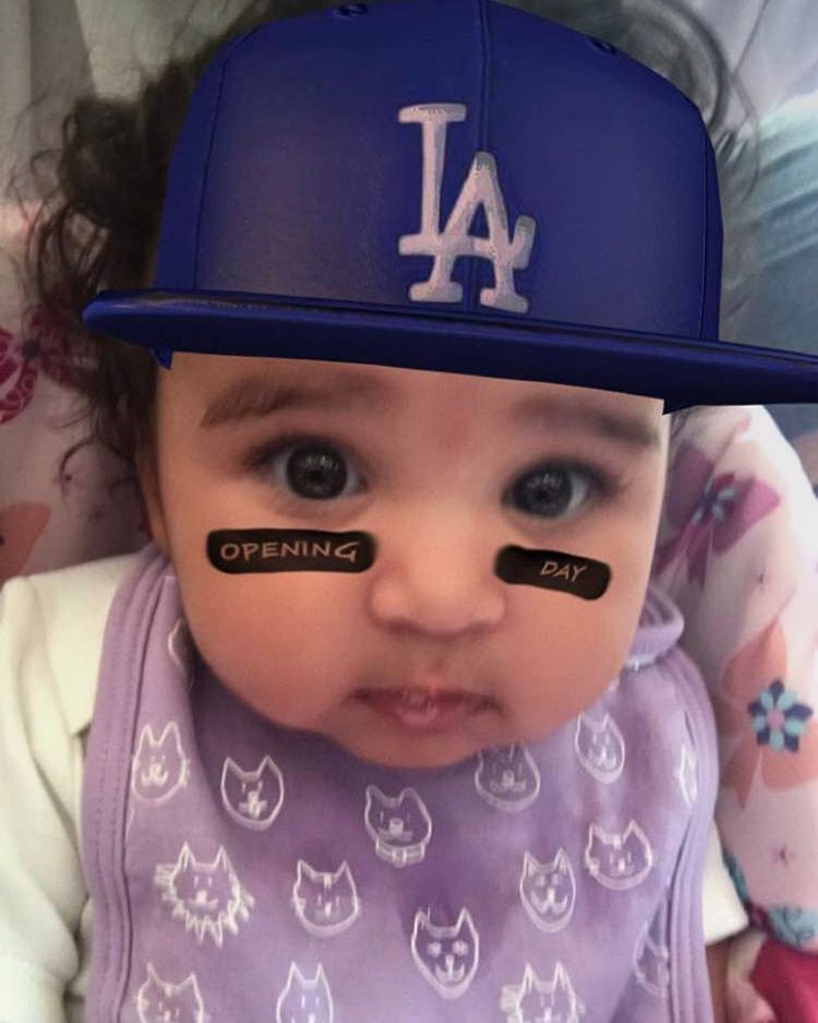 Dream Kardashian Is A Total Replica Of Rob In Adorable Baseball Snapchats