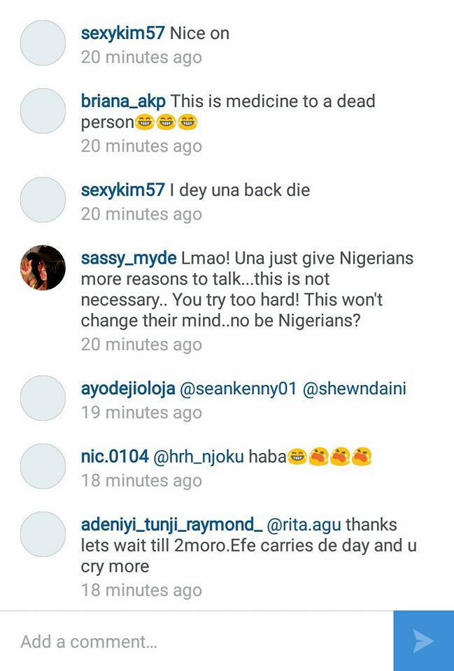 TBoss' Sister Wendy Recites The National Anthem To Shame Haters But Nigerians Slam Her