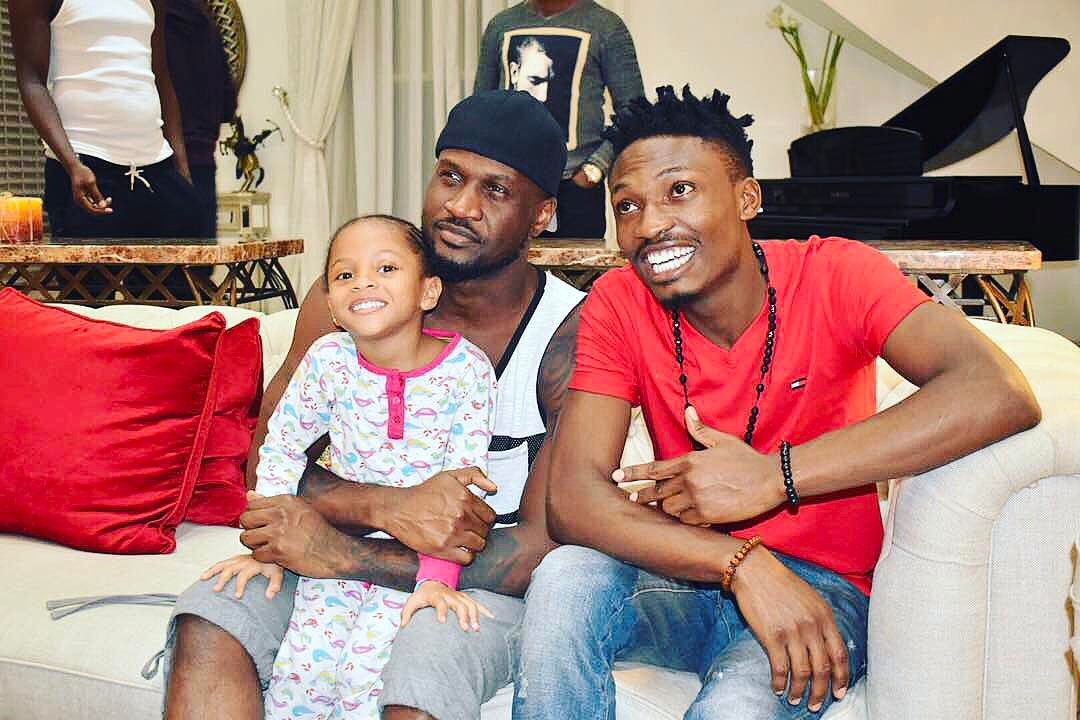 Efe Visits Psquare In Lagos