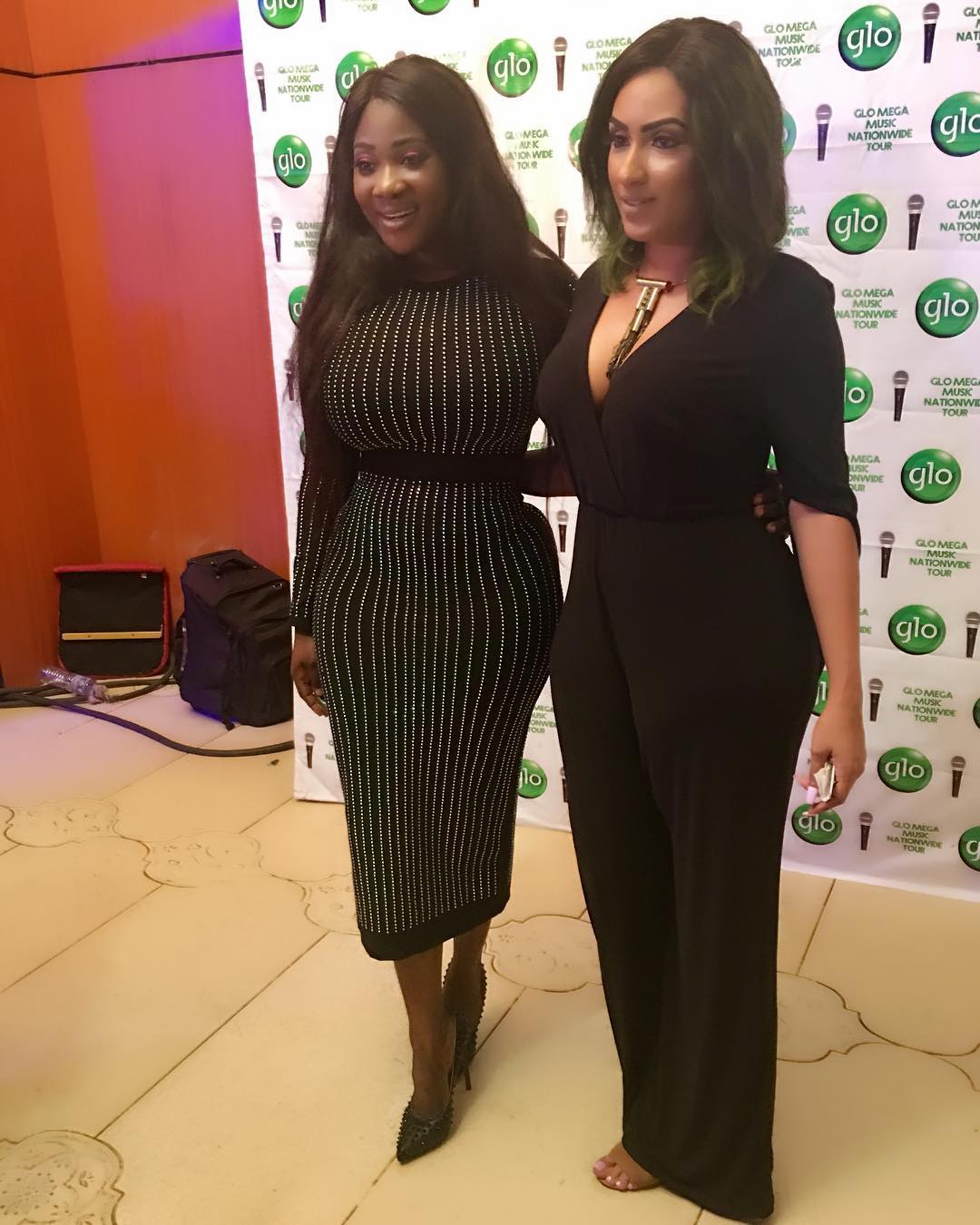 Mercy Johnson And Juliet Ibrahim At Glo Mega Music Tour Owerri 2