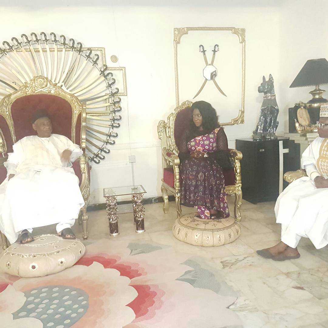 Mercy Johnson Visits The Ohinoyi Of Ebiraland 1