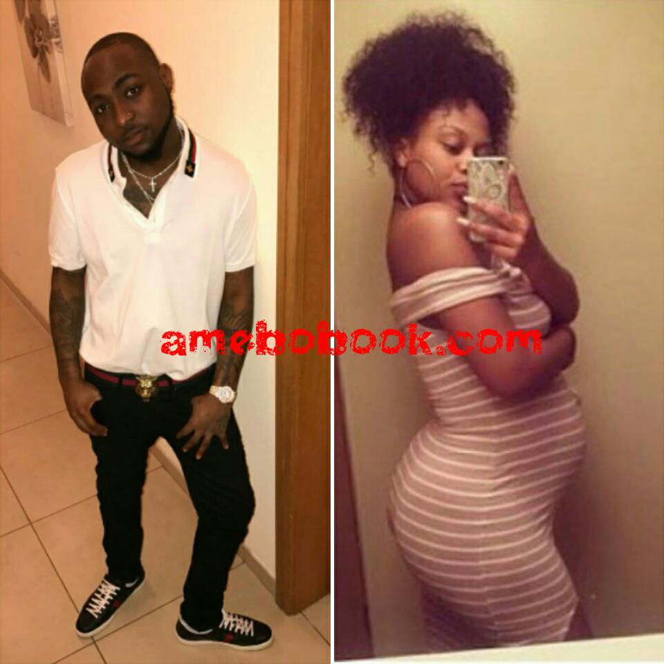 Davido's Second Babymama-to-be Amanda Puts Her Growing Baby Bump On Display