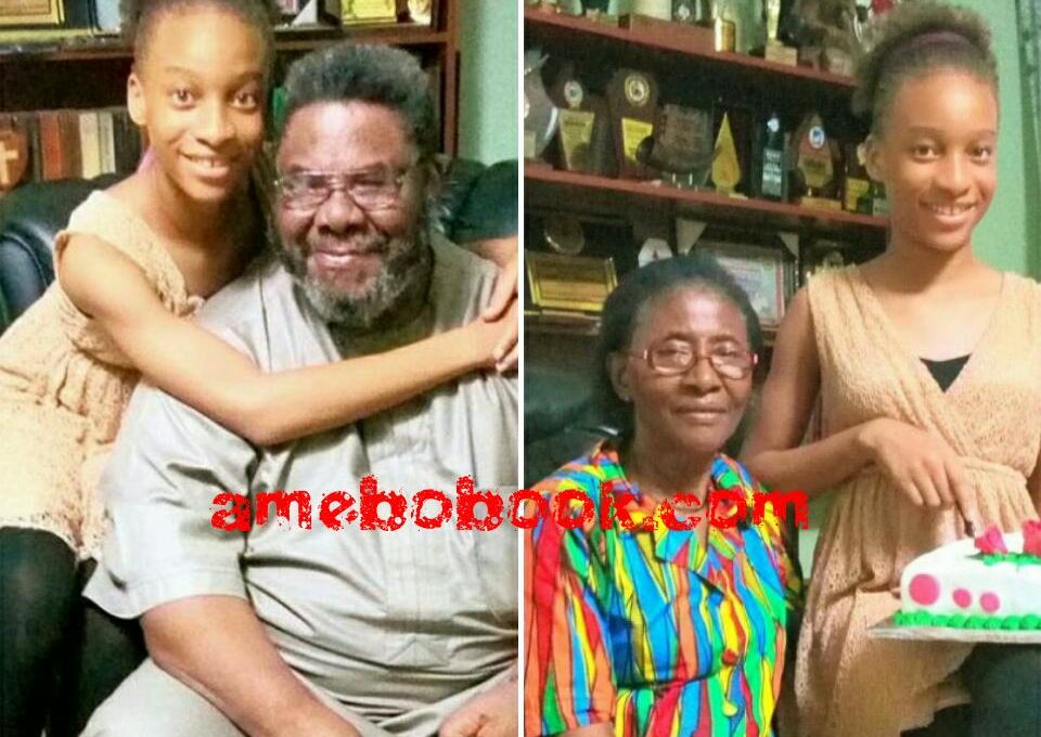 Yul Edochie Shares Adorable Family Photos Of His Daughter With His Father Pete Edochie And His Mum Josephine
