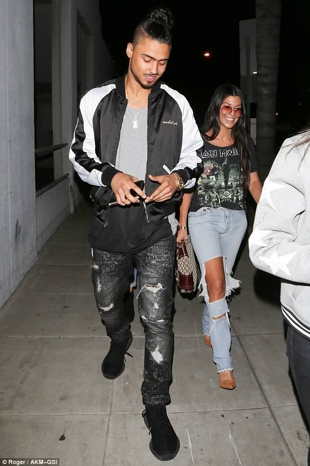 Kourtney Kardashian Has Been Spotted With Diddy's 25-Year-Old Adopted Son Quincy Brown