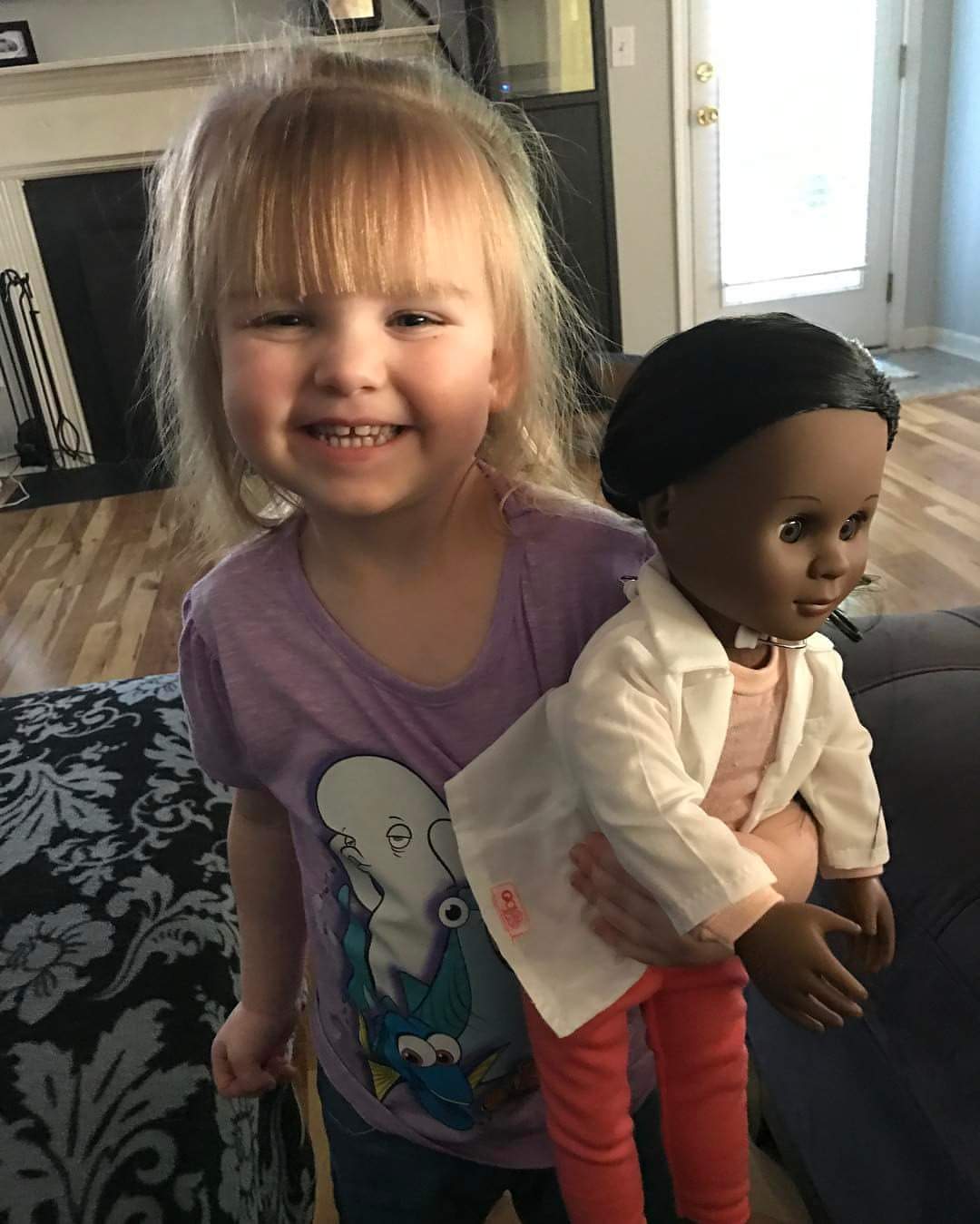 How 2-Year-Old Girl Sophia Benner Defended Her Choice Of A Doll With Different Skin Color