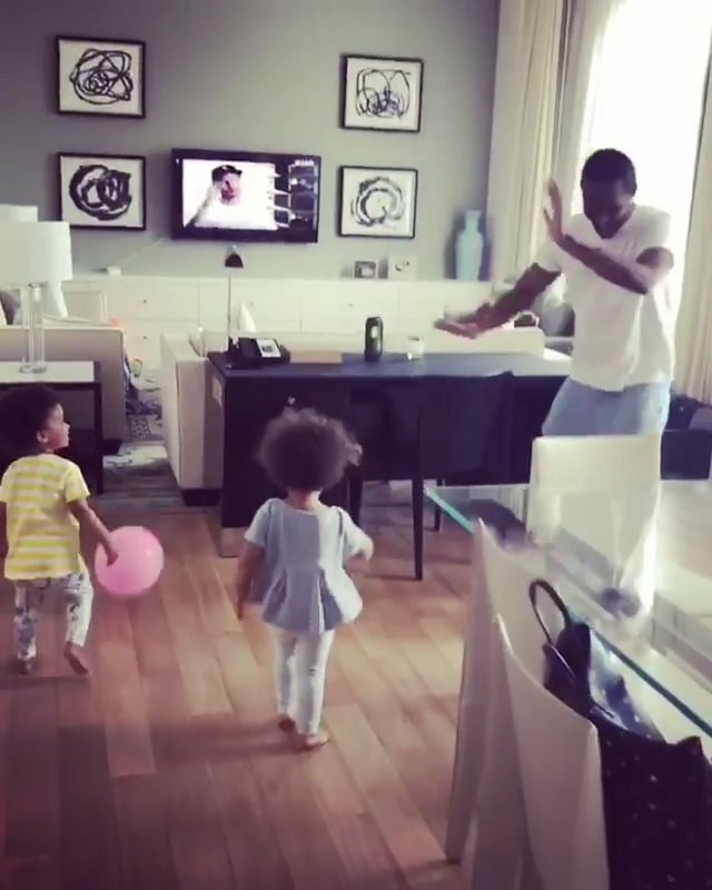 Mikel Obi And His Twin Daughters Dance 1