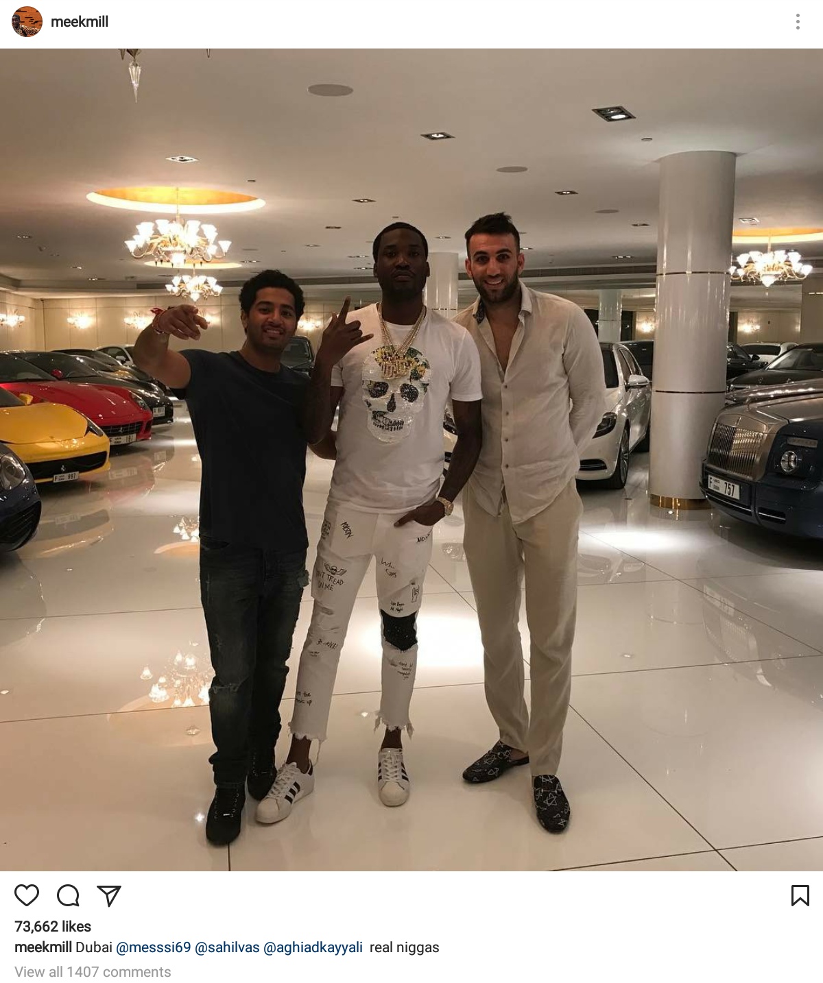 Internet Has Come For Meek Mill Over This Pair Of White Jeans 2