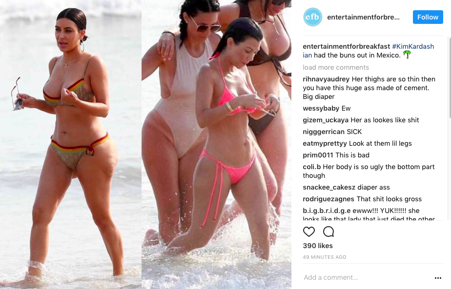 Kim Kardashian Mexico Vacation Beach Photos 10