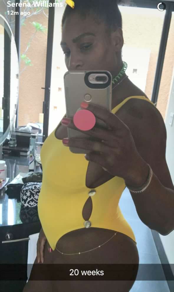 Serena Williams Used Scantily-clad Photo To Reveal She's Pregnant With First Child 1
