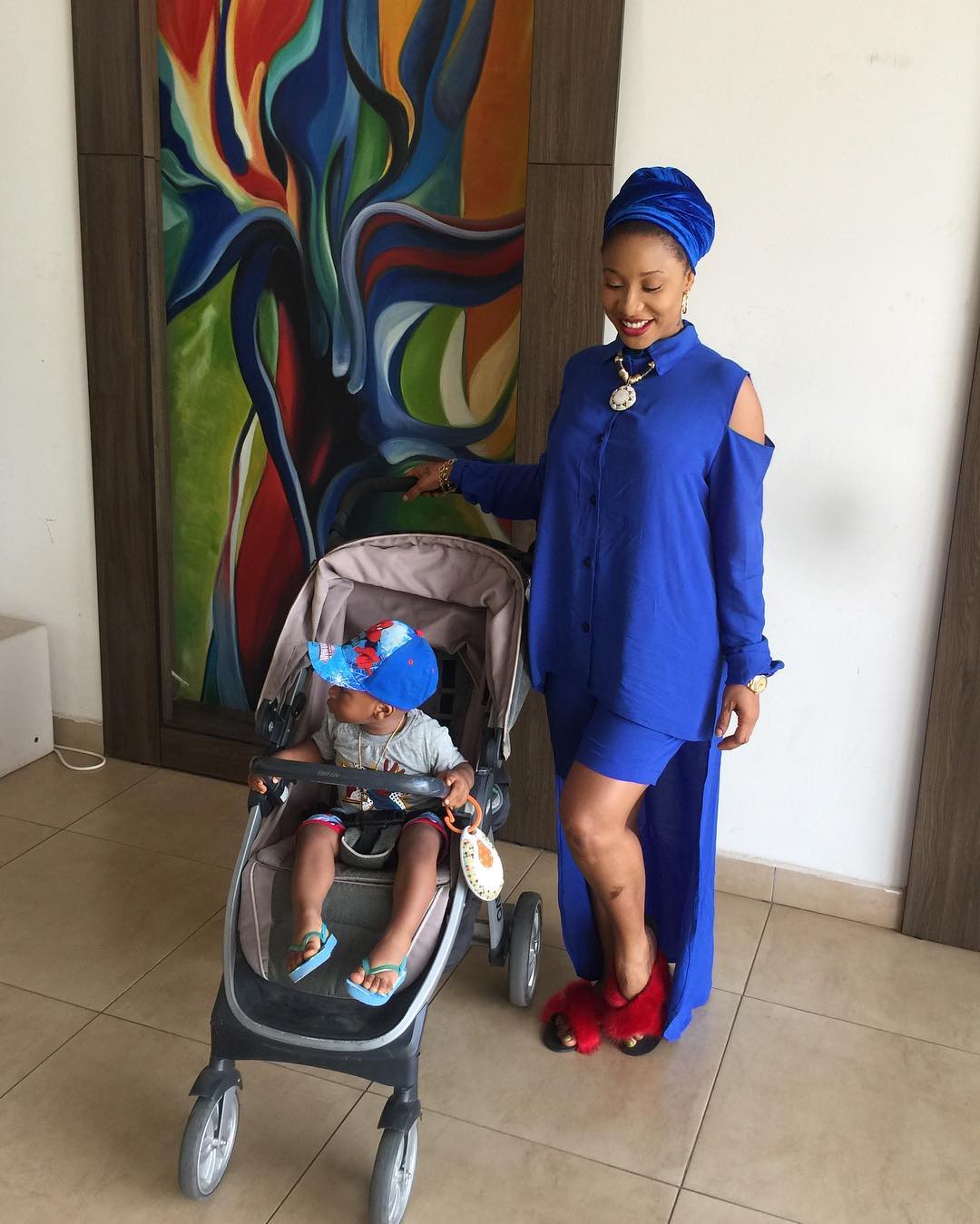 Tonto Dikeh And Son King Andre 1