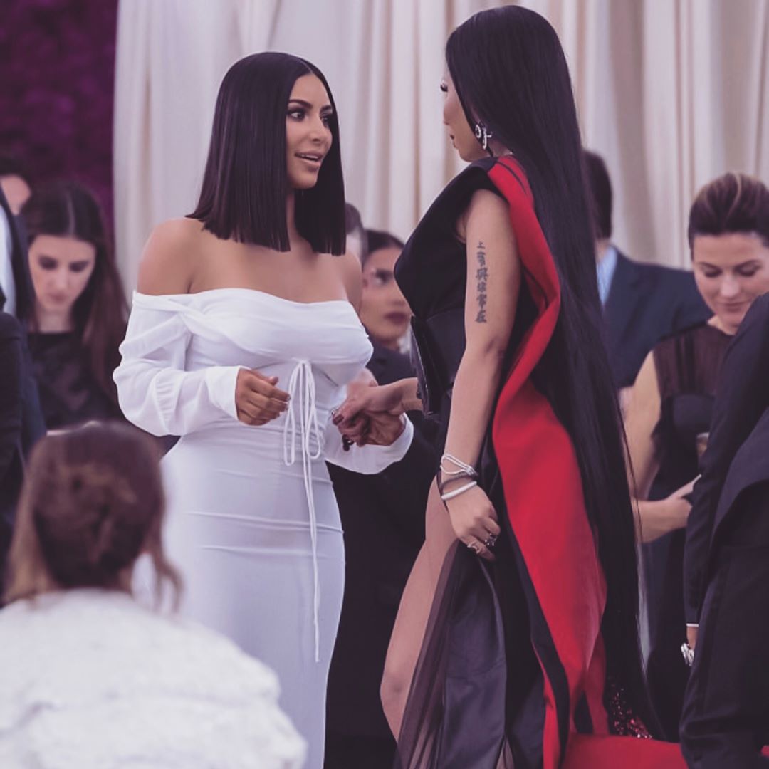 Nicki Minaj Met Up With Kim Kardashian At 2017 Met Gala 2