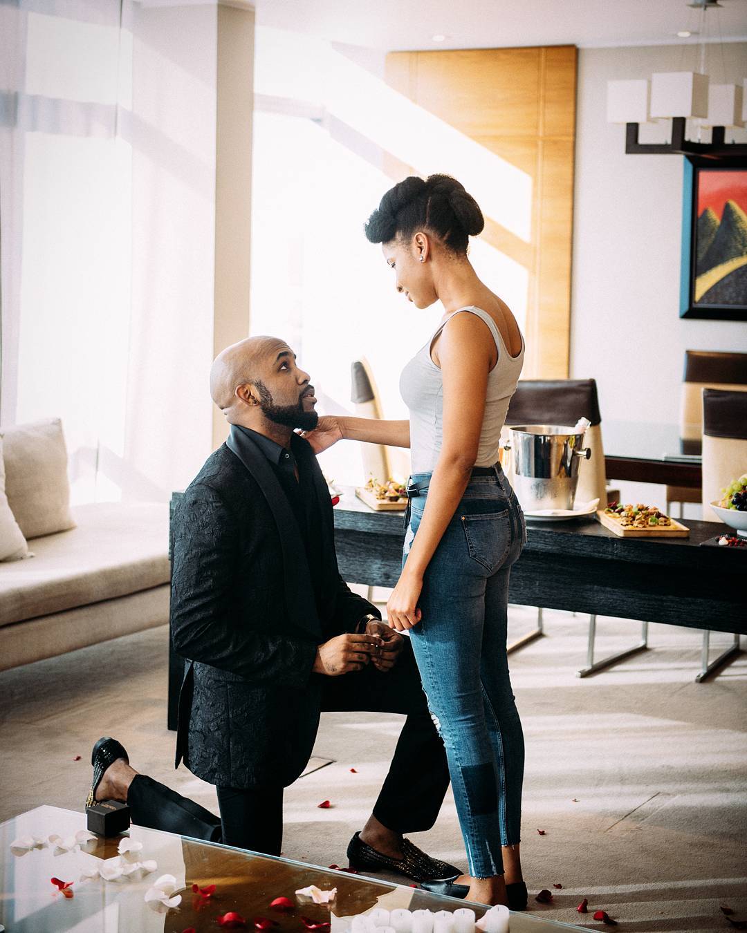 Banky W And Adesua Etomi Are Engaged 5