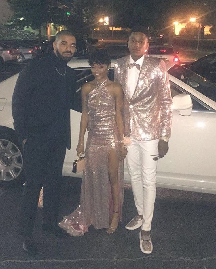 Drake Escorted His Cousin Jalaah Moore To Prom And Crashes The School Dance 3