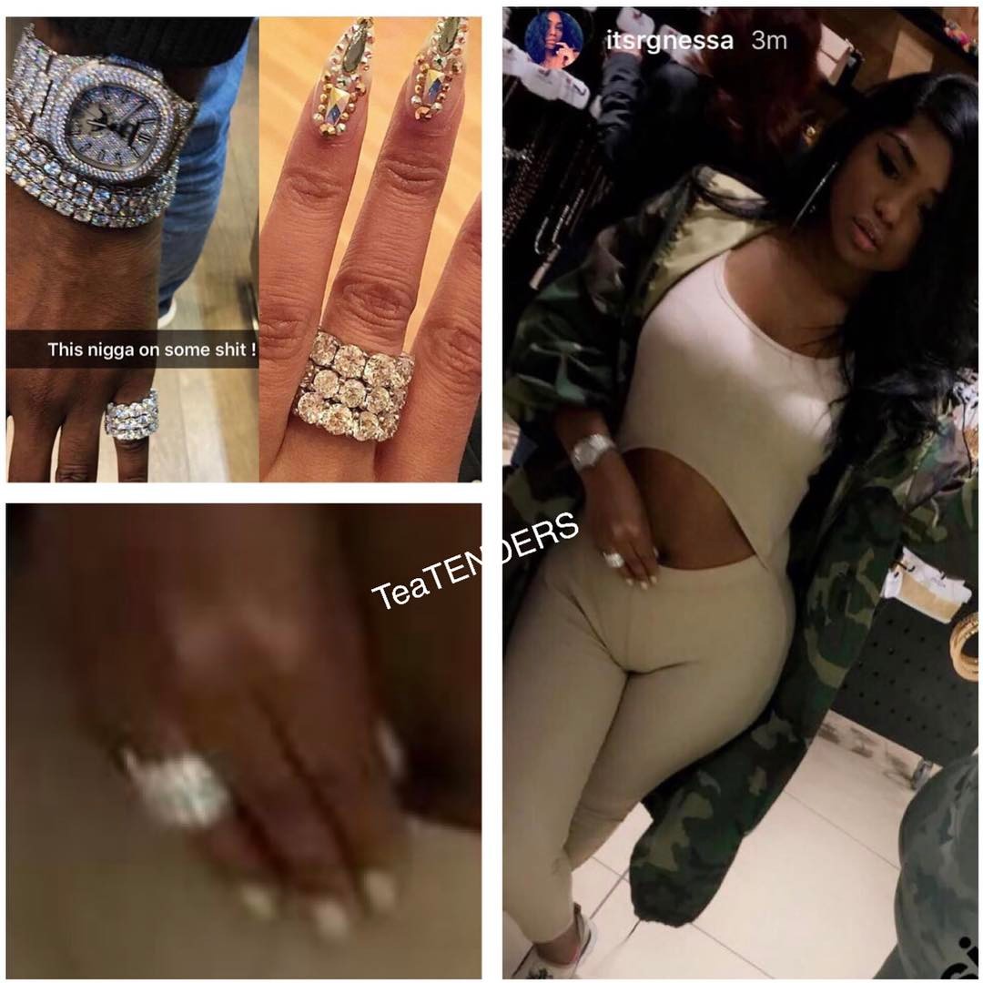 Meek Mill Has Already Given His New Girlfriend Nessa The Diamond Rings He Gave Nicki Minaj 1
