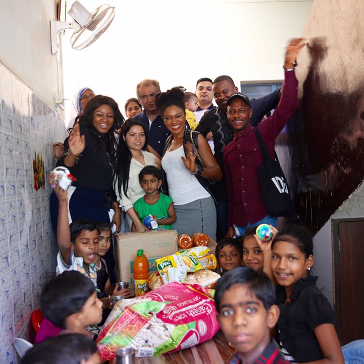 Omotola Jalade-Ekeinde And Omoni Oboli Visited Mother Teresa Orphanage Home In India 6