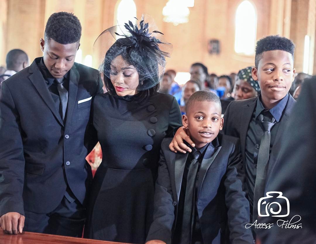 Zari Hassan Attended The Memorial Service Of Her Ex-Husband Ivan Don Semwanga With Her Sons 3