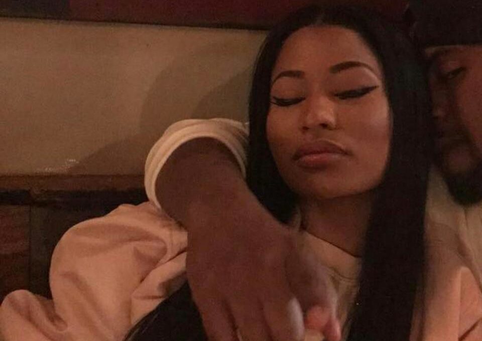 Nicki Minaj All Cuddled Up With Nas And They Look Loved Up