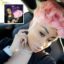 Blac Chyna Rocks Pink Wig While Flaunting Tiny Waist At Pal Nicole Williams' Wedding