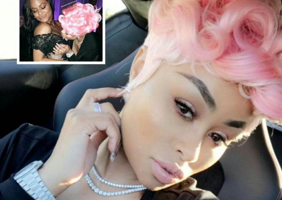 Blac Chyna Rocks Pink Wig While Flaunting Tiny Waist At Pal Nicole Williams' Wedding