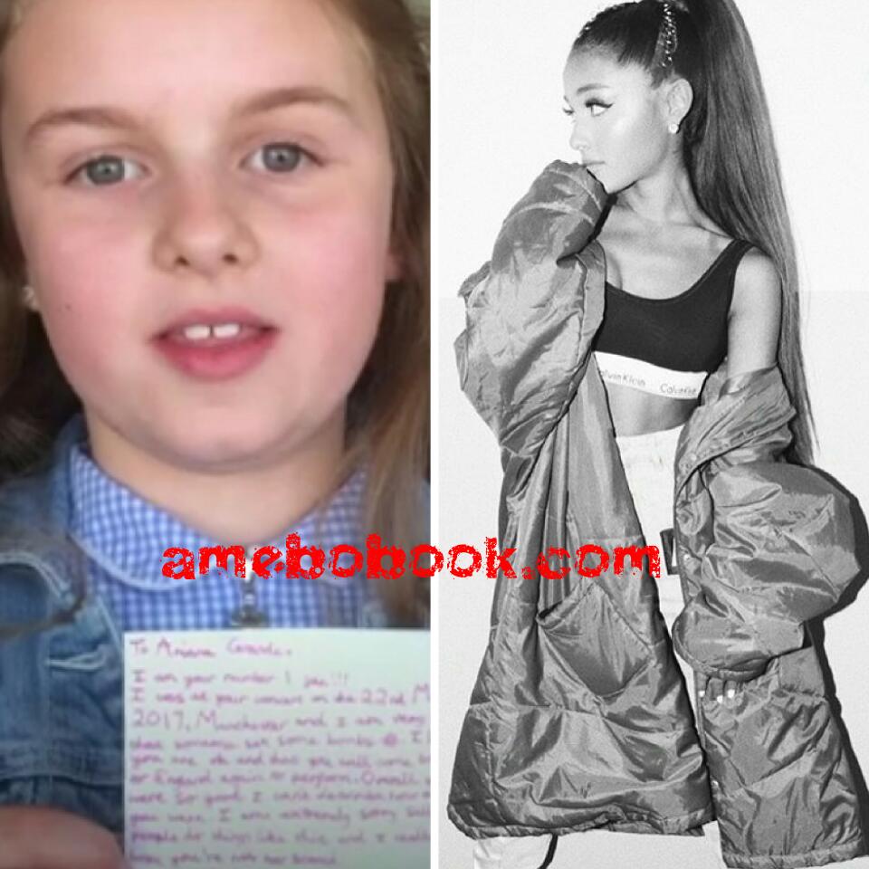 Heartfelt Letter 10-Year-Old Ariana Grande Fan Penned To The Singer Following The Tragic Terror Attack At Her Manchester Arena Concert