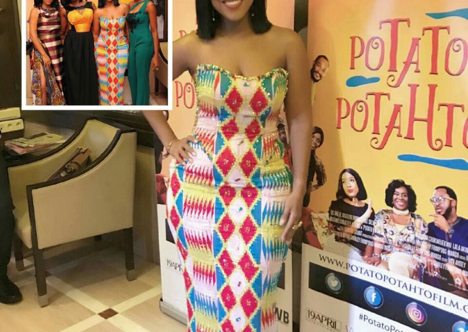 Joselyn Dumas Turned Heads Rocking Absolutely Stunning Hand Beaded Kente Outfit At Cannes Film Festival