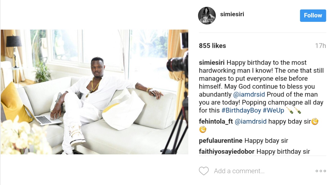 Simi Esiri Celebrates Her Singer Husband Dr Sid On His Birthday 1