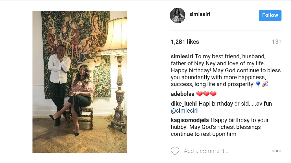 Simi Esiri Celebrates Her Singer Husband Dr Sid On His Birthday 3