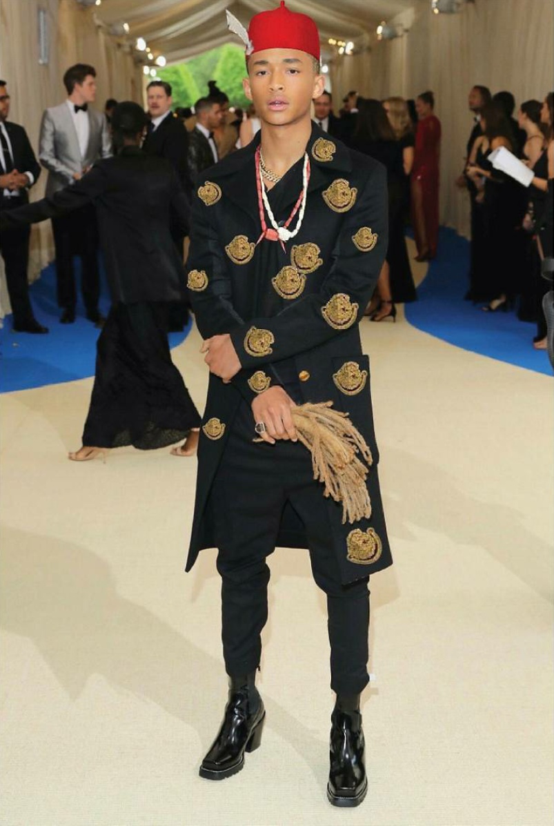 Nigerian Has Transformed Jaden Smith's Dapper Louis Vuitton Outfit To 2017 Met Gala Into Igbo Traditional Attire 1