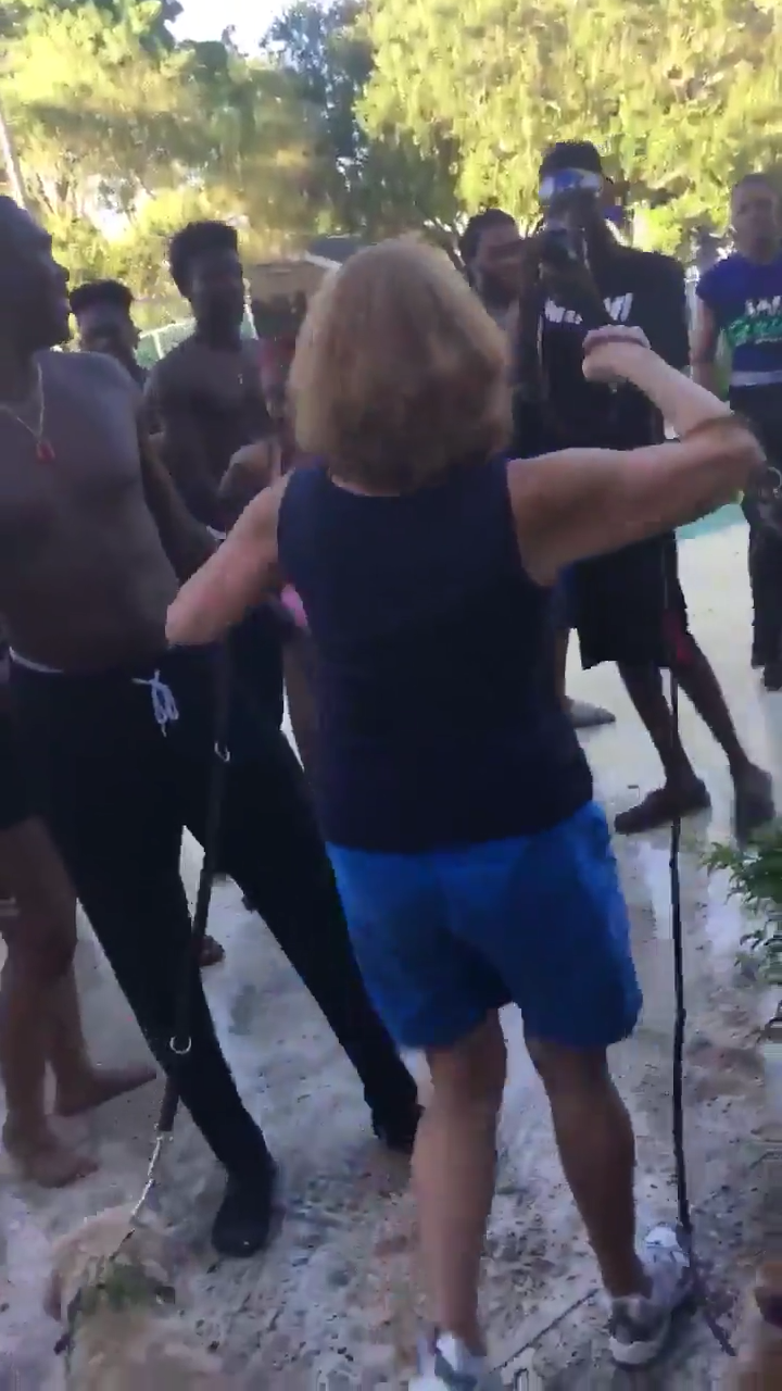 South Florida Elderly Woman Was Slammed To The Ground And Dragged Into Pool By Neighbour While Trying To Break Up High School Pool Party 1