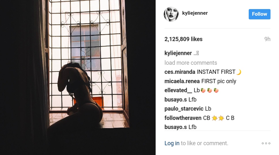 Kylie Jenner Has Responded To The Nude Photo Tyga's New Girlfriend Jordan Ozuna Posted On Instagram By Showing Her Bum In Thong 1