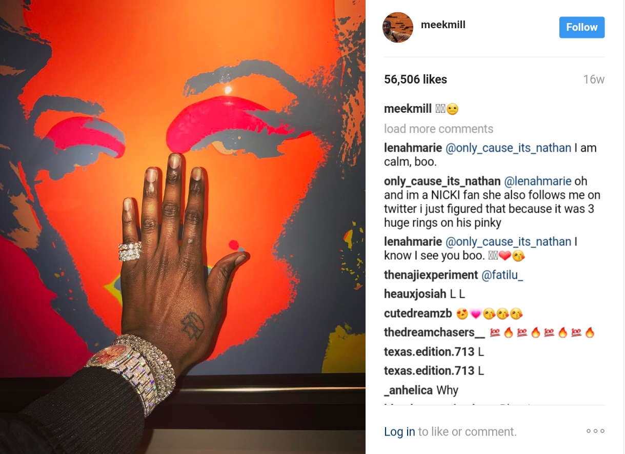 Meek Mill Has Already Given His New Girlfriend Nessa The Diamond Rings He Gave Nicki Minaj 4