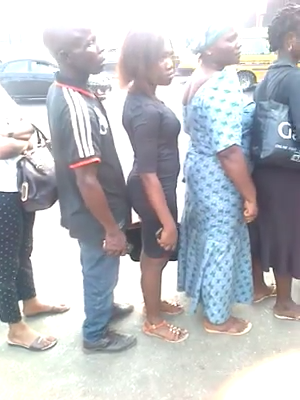Man Who Got An Erection While Standing Behind A Lady While On BRT Queue 2