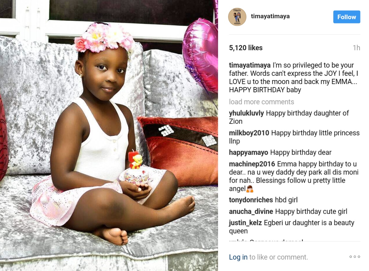 Timaya Celebrates Daughter Emmanuella's 5th Birthday 2