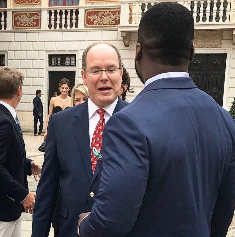 50 Cent Pictured With Prince Albert of Monaco And Princess Charlene of Monaco (1) 