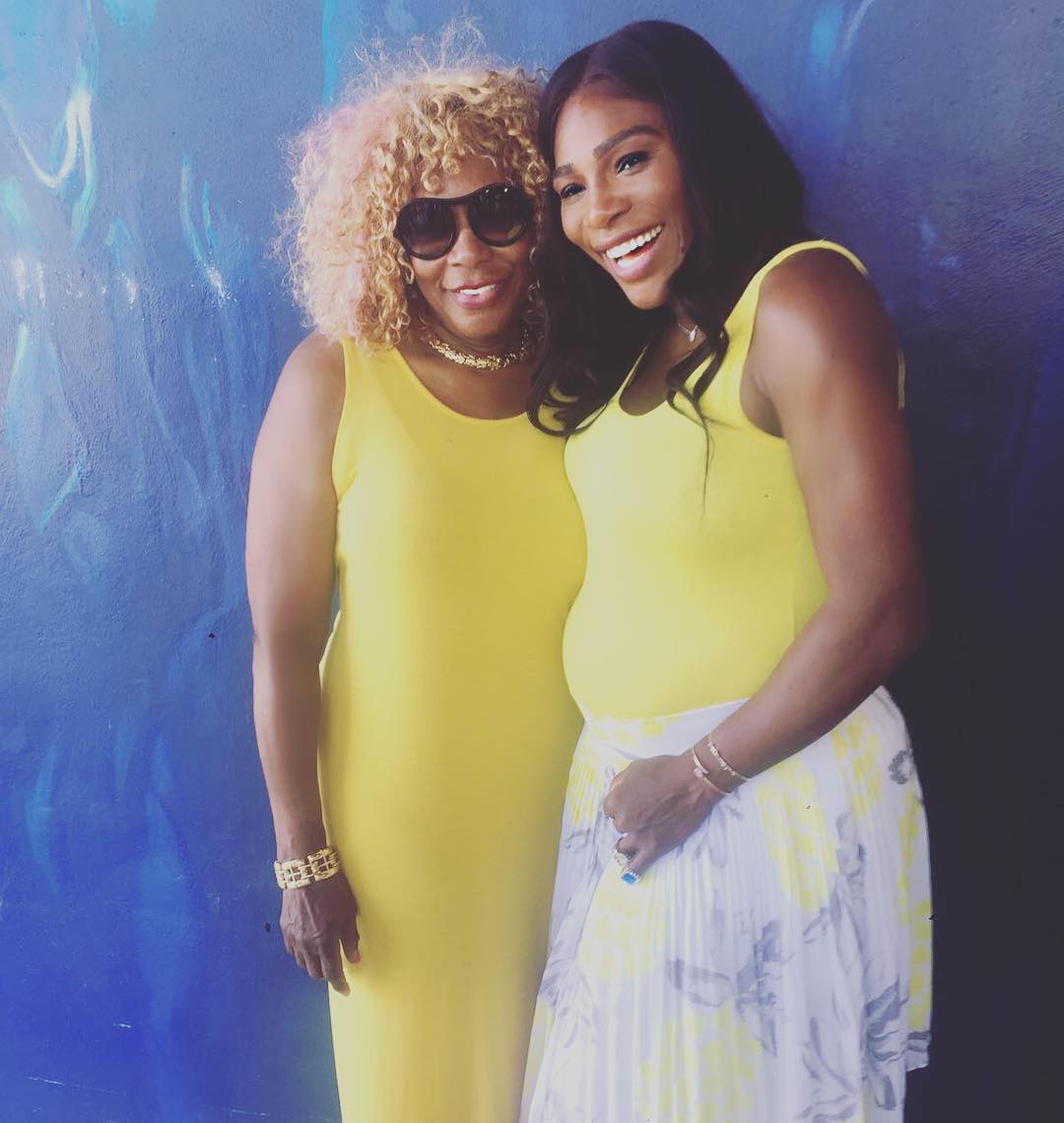 Serena Williams With Her Mum 