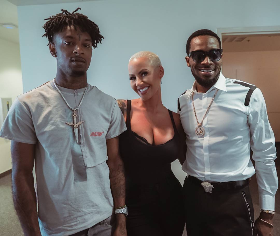 D'banj Pictured With Amber Rose